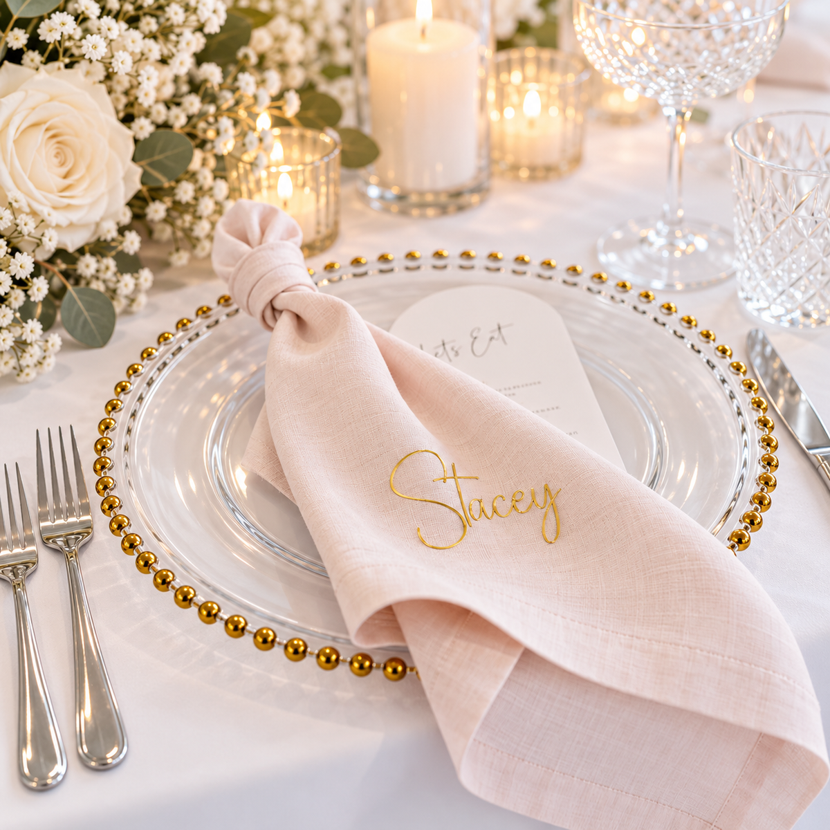 Acrylic Wedding Place Names
