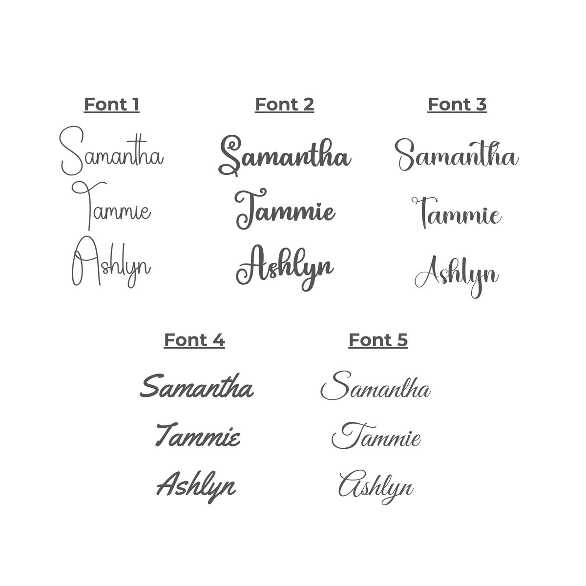 Acrylic Wedding Place Names